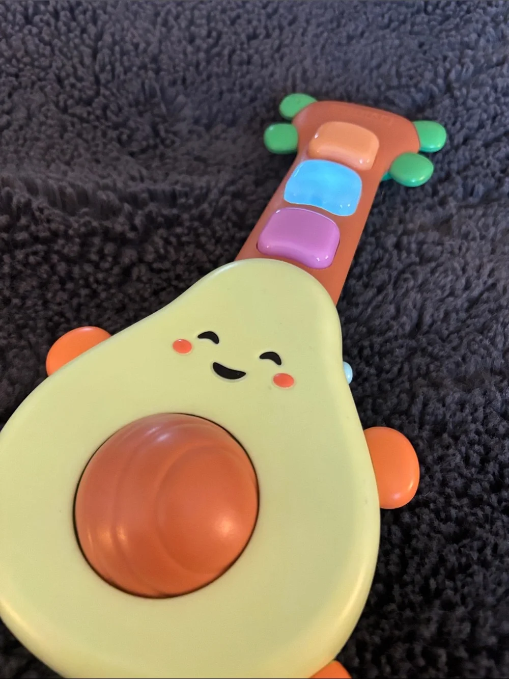 Skip Hop Avocado Musical Toy - Yellow, Orange & Green